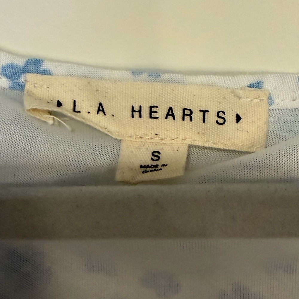Pacsun La Hearts Blue and White Floral Sun Dress - Picture 5 of 6